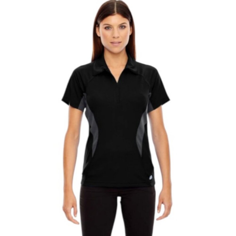 North End black/grey Serac performance polo top size L NWT